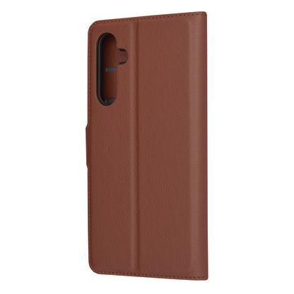 Husa de protectie Techsuit Leather Folio compatibila cu Samsung Galaxy A54, acoperire spate, maro