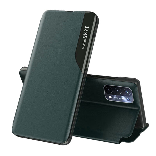 Husa de protectie Techsuit eFold Series compatibila cu OnePlus Nord N200 5G, acoperire spate, verde inchis