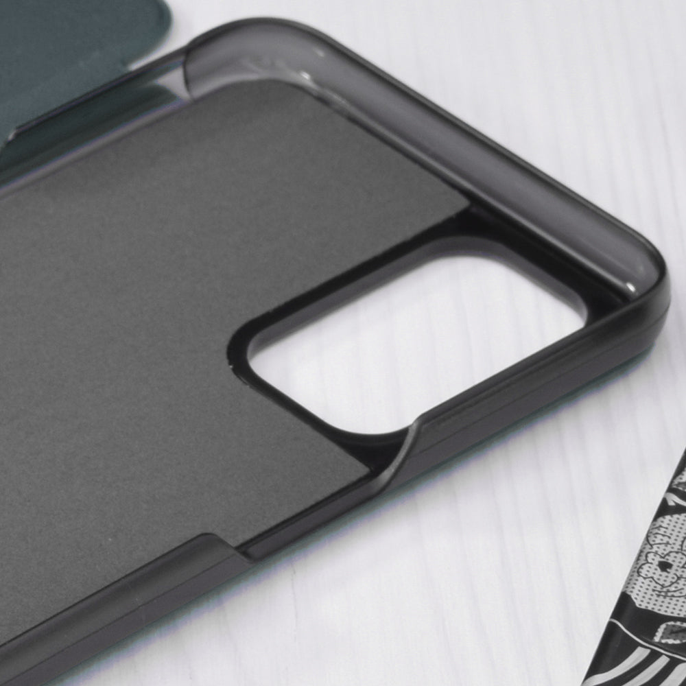 Husa de protectie Techsuit eFold Series compatibila cu Oppo A54 5G, acoperire spate, verde inchis