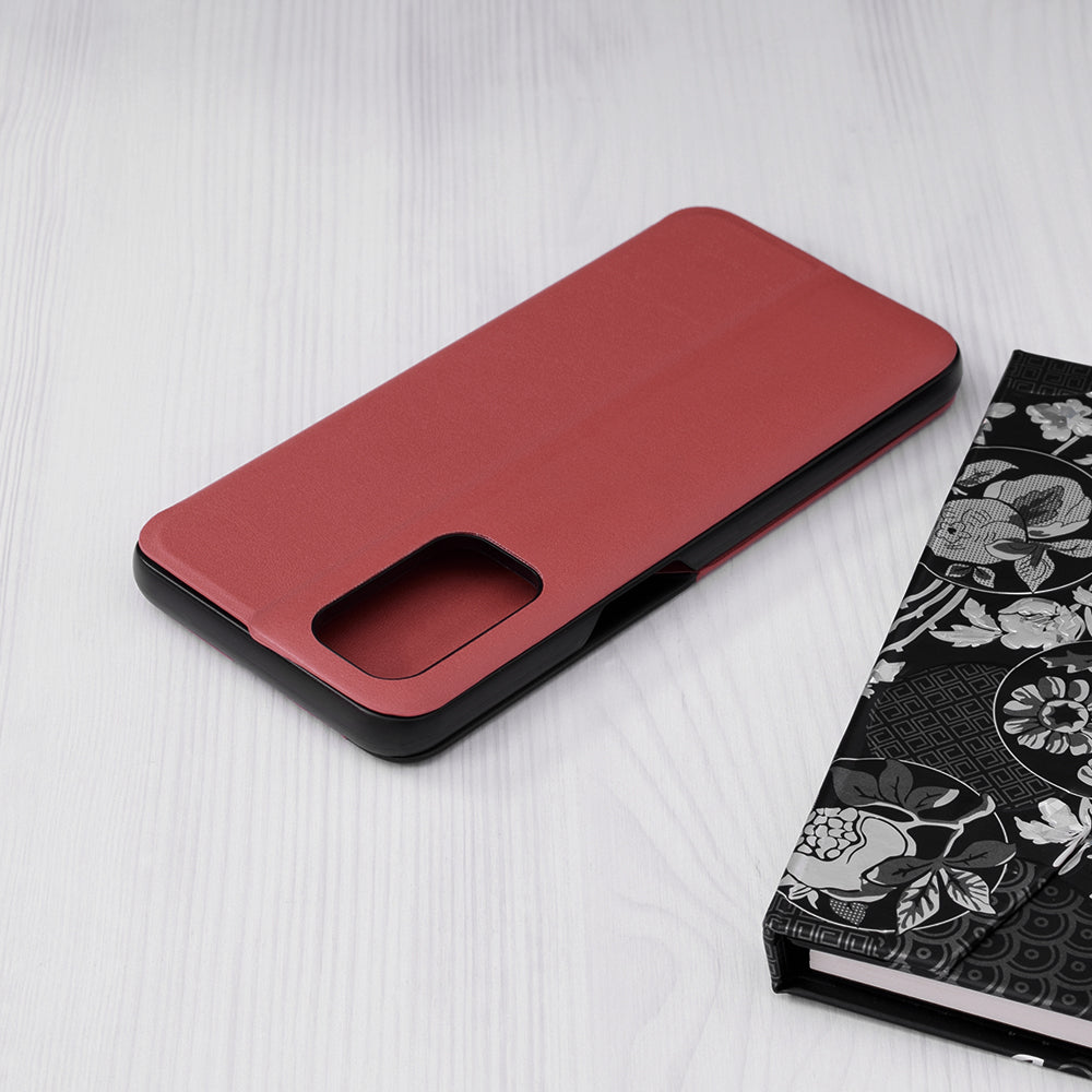 Husa de protectie Techsuit eFold Series compatibila cu OnePlus Nord N200 5G, acoperire spate, rosu