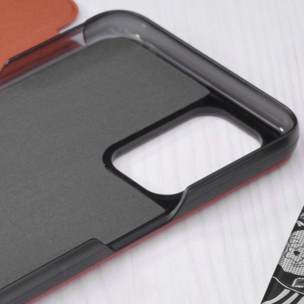 Husa de protectie Techsuit eFold Series compatibila cu OnePlus Nord N200 5G, acoperire spate, oranj