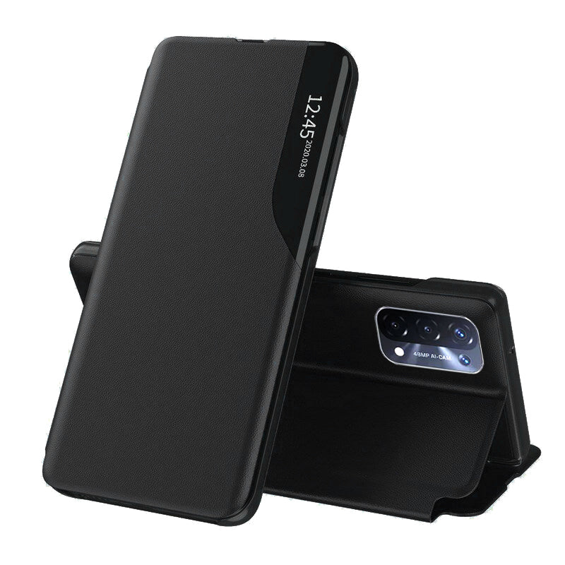 Husa de protectie Techsuit eFold Series compatibila cu OnePlus Nord N200 5G, acoperire spate, negru