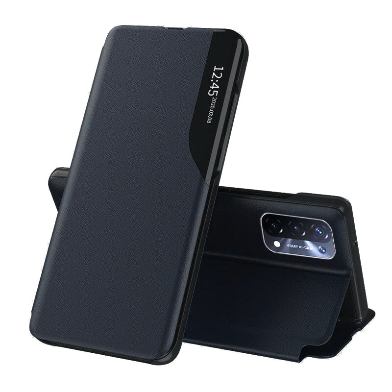 Husa de protectie Techsuit eFold Series compatibila cu OnePlus Nord N200 5G, acoperire spate, albastru