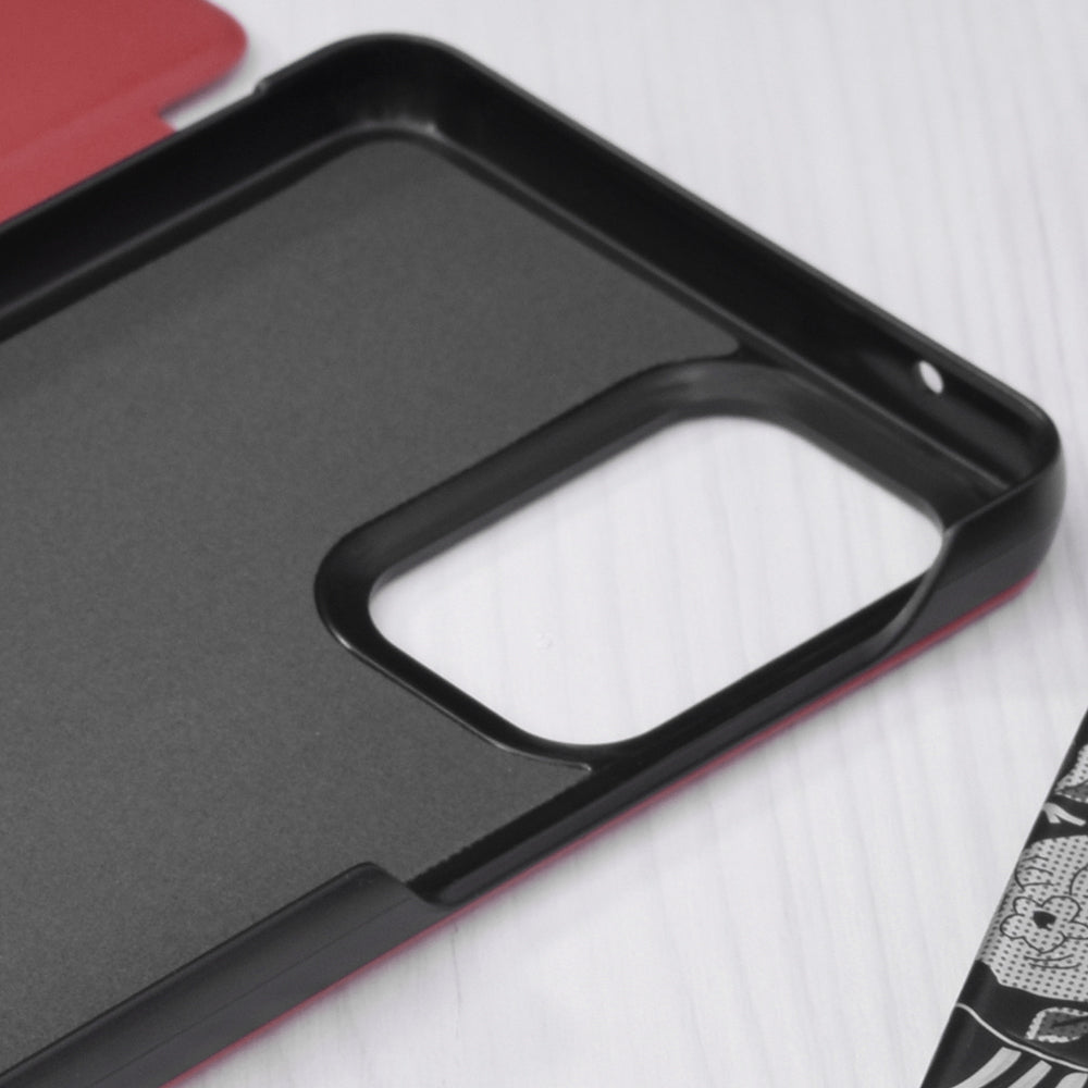 Husa de protectie Techsuit eFold Series compatibila cu Samsung Galaxy A73 5G, acoperire spate, rosu
