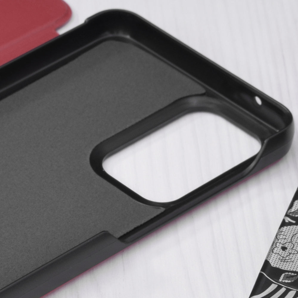 Husa de protectie Techsuit eFold Series compatibila cu Samsung Galaxy A34 5G, acoperire spate, rosu
