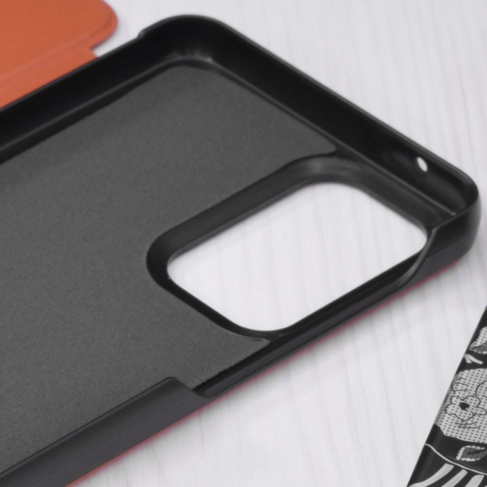 Husa de protectie Techsuit eFold Series compatibila cu Samsung Galaxy A34 5G, acoperire spate, oranj