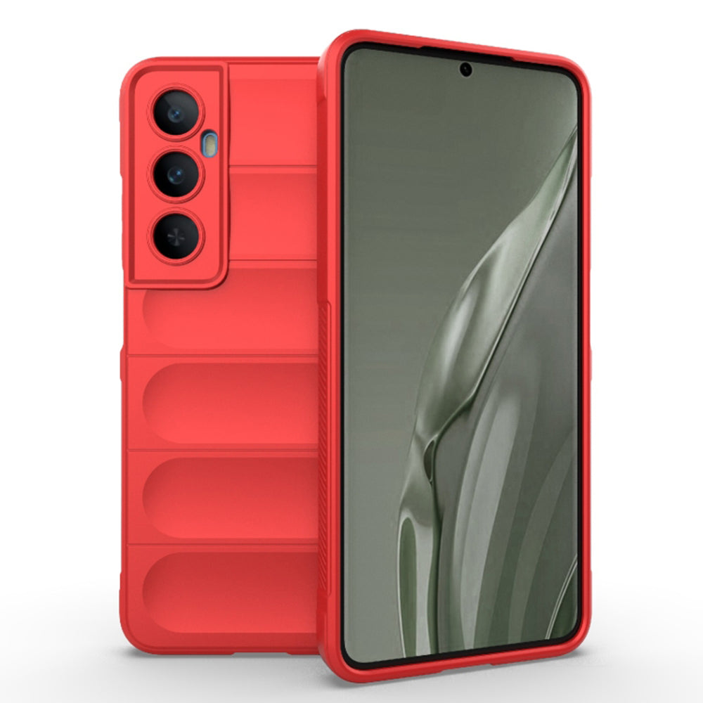 Husa de protectie Techsuit Magic Shield compatibila cu Realme C65, acoperire spate, rosu