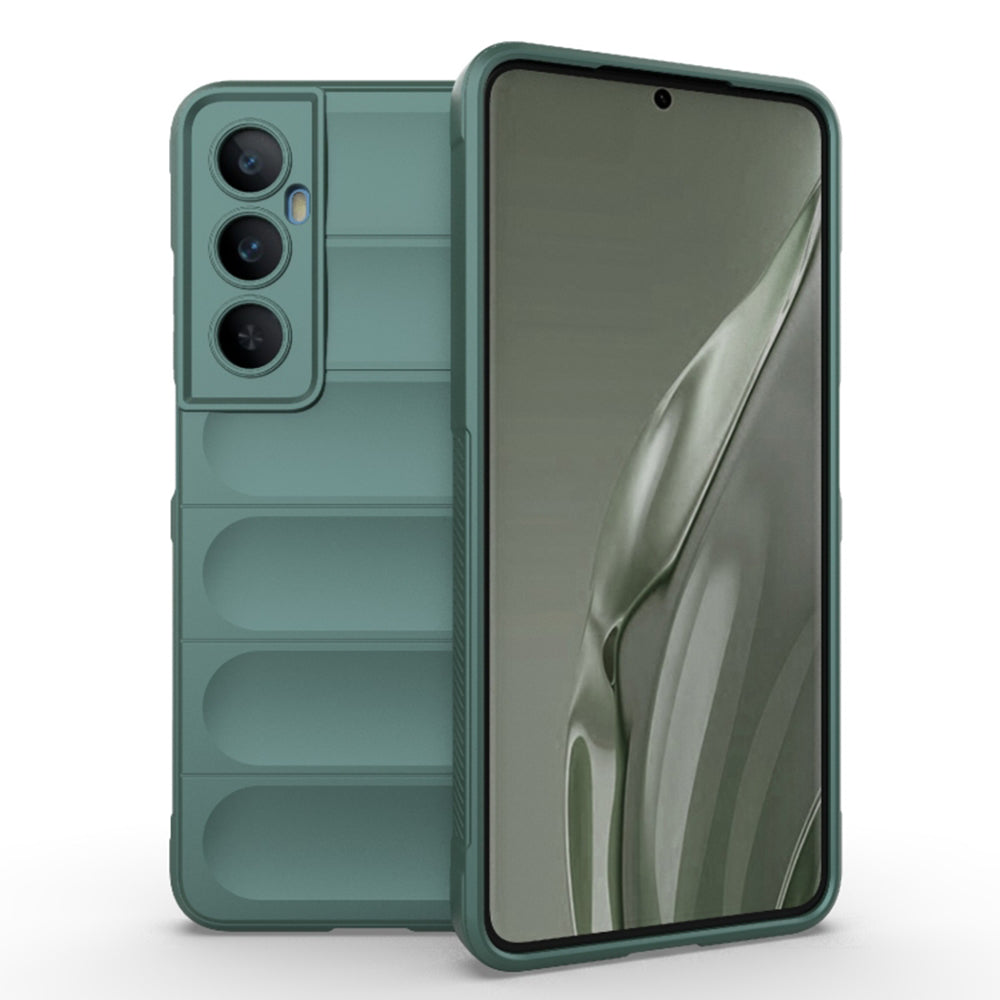 Husa de protectie Techsuit Magic Shield compatibila cu Realme C65, acoperire spate, verde