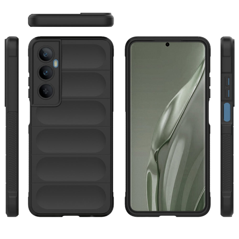 Husa de protectie Techsuit Magic Shield compatibila cu Realme C65, acoperire spate, negru