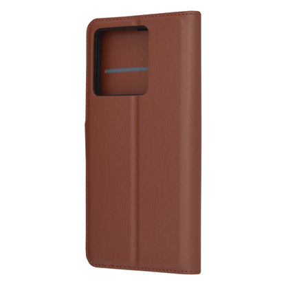 Husa de protectie Techsuit Leather Folio compatibila cu Xiaomi 13T, acoperire spate, maro