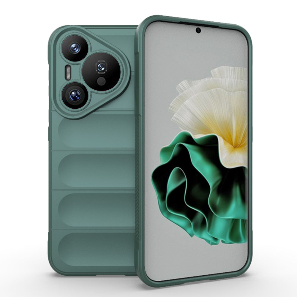Husa de protectie Techsuit Magic Shield compatibila cu Huawei Pura 70, acoperire spate, verde