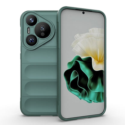 Husa de protectie Techsuit Magic Shield compatibila cu Huawei Pura 70, acoperire spate, verde