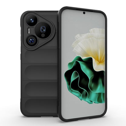 Husa de protectie Techsuit Magic Shield compatibila cu Huawei Pura 70 Pro, acoperire spate, negru