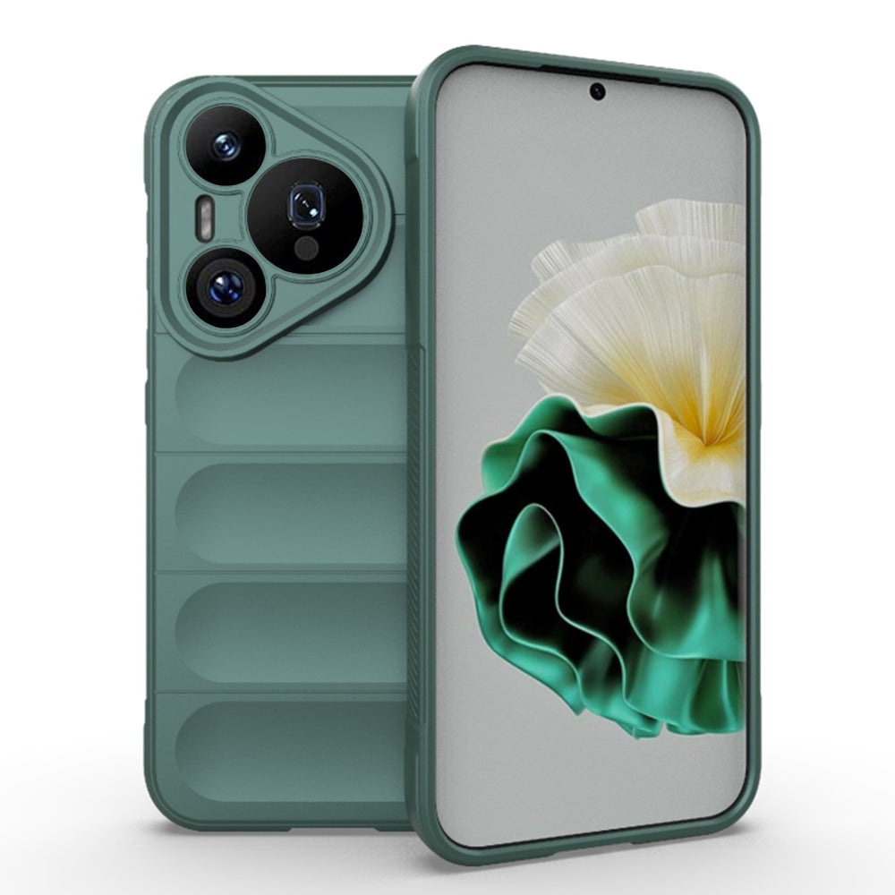Husa de protectie Techsuit Magic Shield compatibila cu Huawei Pura 70 Pro, acoperire spate, verde
