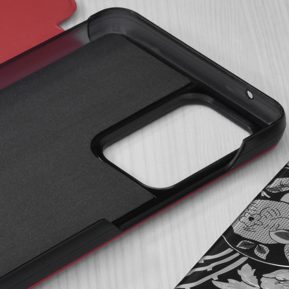 Husa de protectie Techsuit eFold Series compatibila cu Samsung Galaxy A53 5G, acoperire spate, rosu