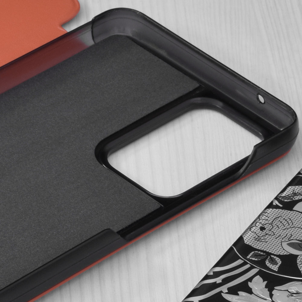 Husa de protectie Techsuit eFold Series compatibila cu Samsung Galaxy A53 5G, acoperire spate, oranj