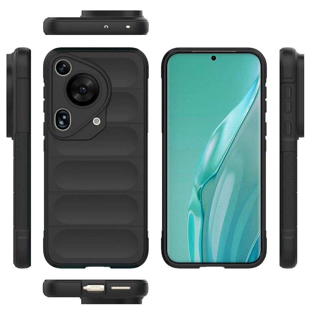 Husa de protectie Techsuit Magic Shield compatibila cu Huawei Pura 70 Ultra, acoperire spate, negru