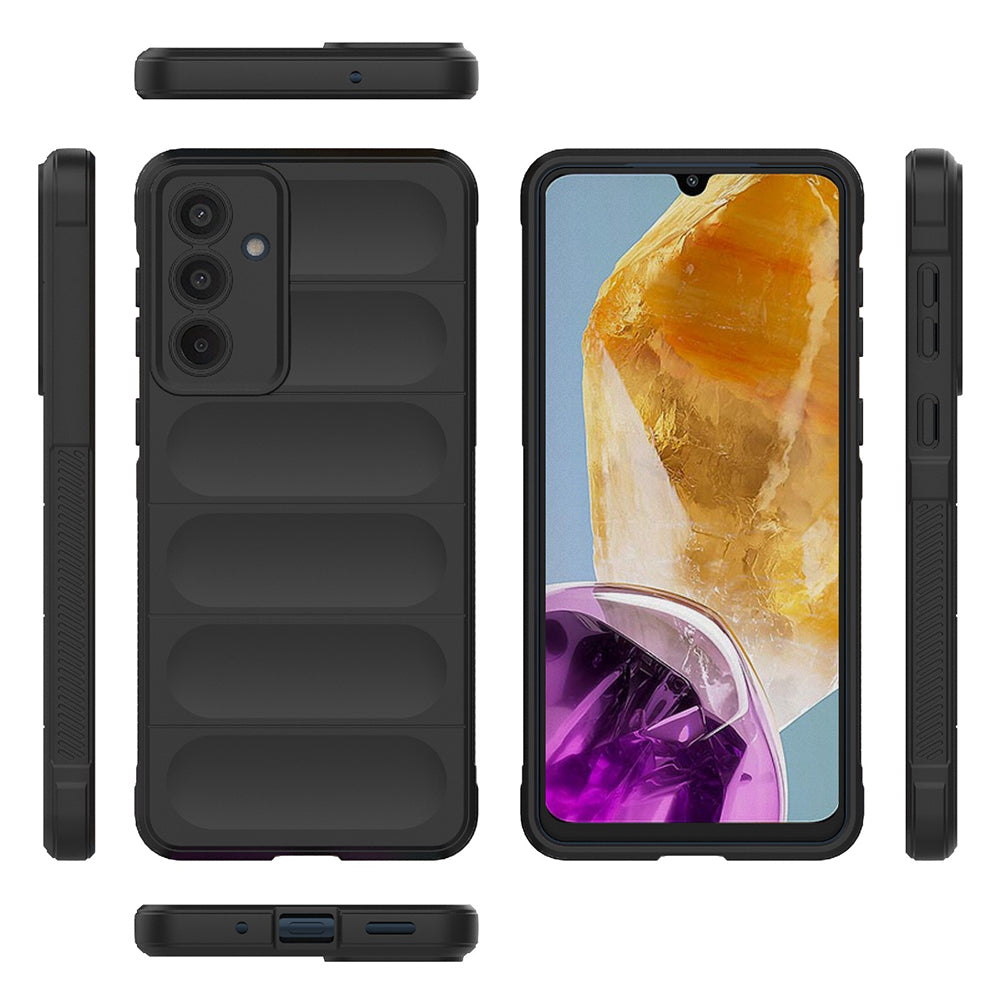 Husa de protectie Techsuit Magic Shield compatibila cu Samsung Galaxy M55, acoperire spate, negru
