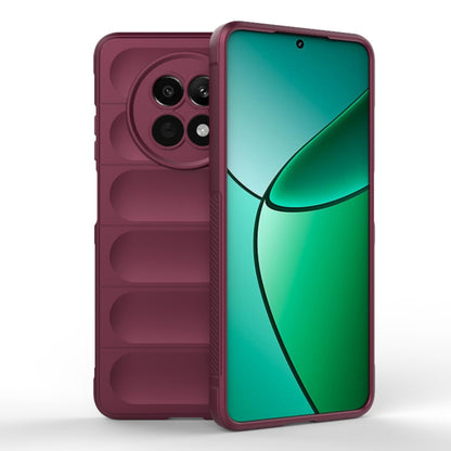 Husa de protectie Techsuit Magic Shield compatibila cu Realme 12x, acoperire spate, visiniu