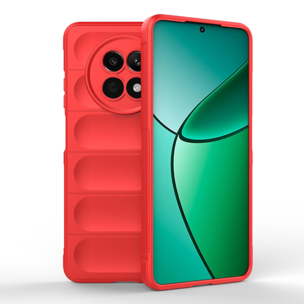 Husa de protectie Techsuit Magic Shield compatibila cu Realme 12x, acoperire spate, rosu