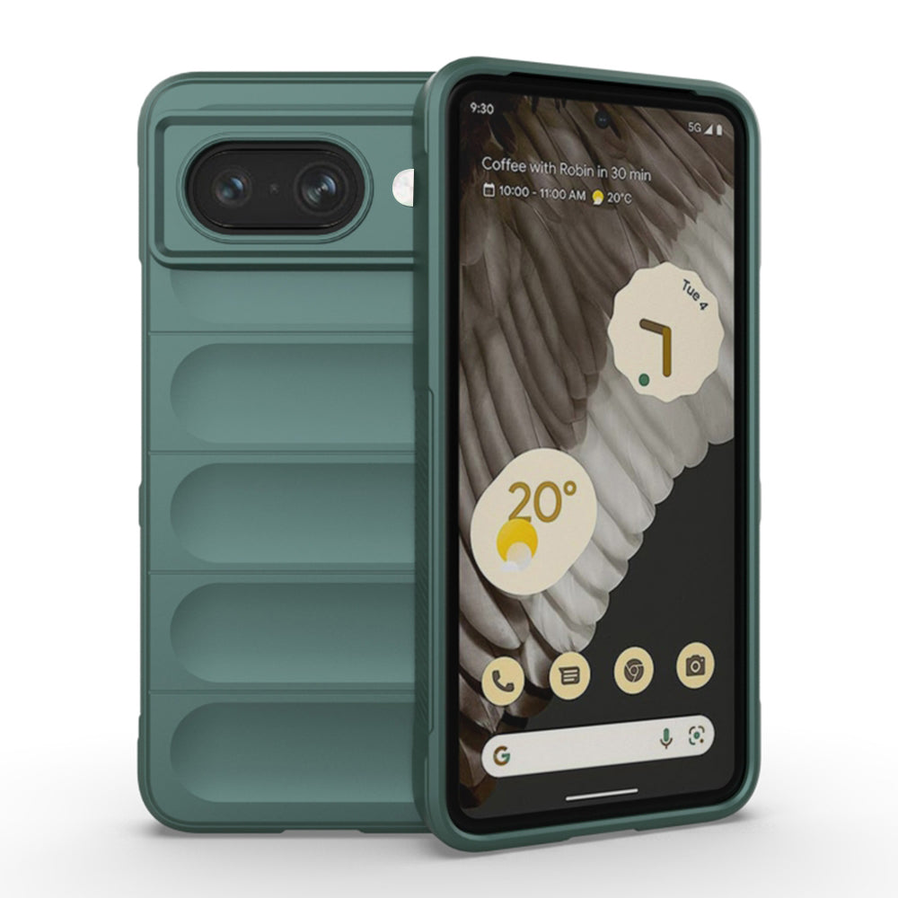Husa de protectie Techsuit Magic Shield compatibila cu Google Pixel 8a, acoperire spate, verde