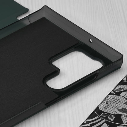 Husa de protectie Techsuit eFold Series compatibila cu Samsung Galaxy S22 Ultra, acoperire spate, verde inchis