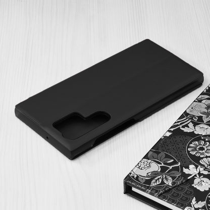 Husa de protectie Techsuit eFold Series compatibila cu Samsung Galaxy S22 Ultra, acoperire spate, negru