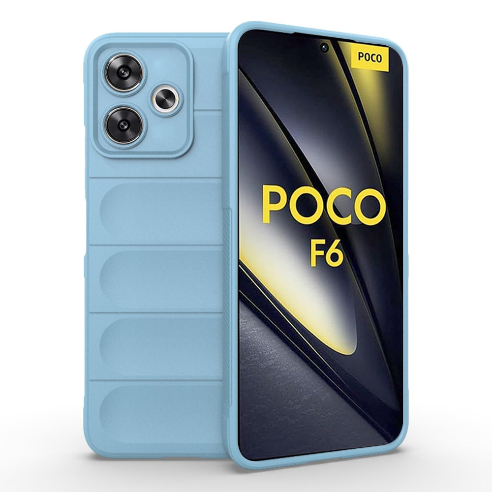 Husa de protectie Techsuit Magic Shield compatibila cu Xiaomi Poco F6, acoperire spate, albastru inchis