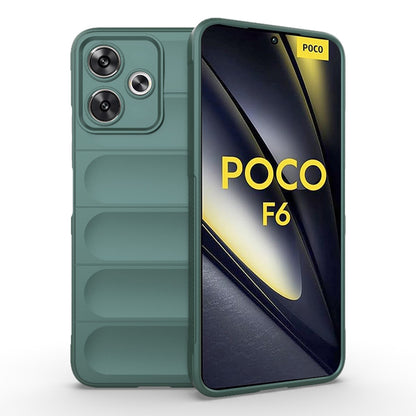 Husa de protectie Techsuit Magic Shield compatibila cu Xiaomi Poco F6, acoperire spate, verde
