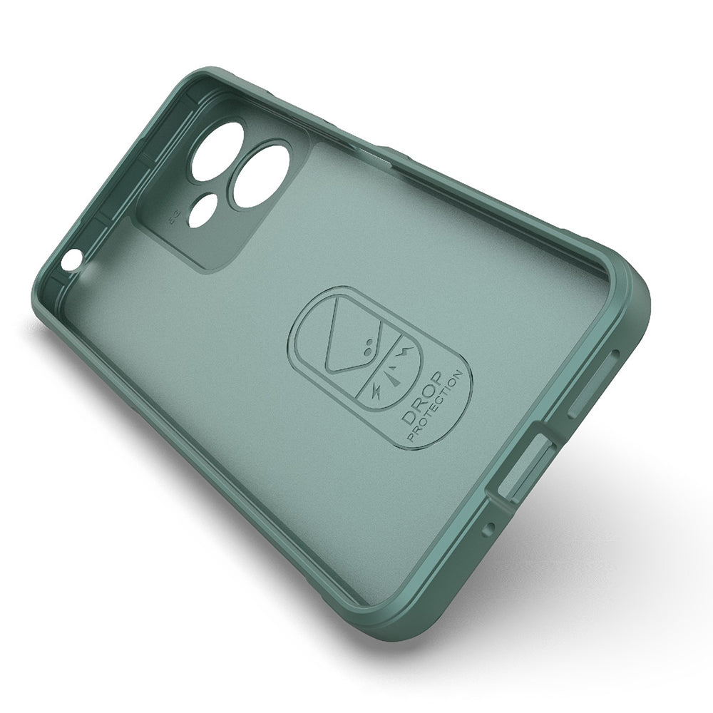 Husa de protectie Techsuit Magic Shield compatibila cu Xiaomi Poco F6, acoperire spate, verde