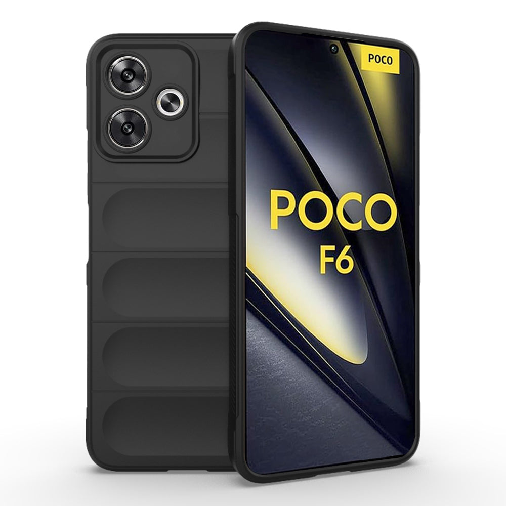 Husa de protectie Techsuit Magic Shield compatibila cu Xiaomi Poco F6, acoperire spate, negru