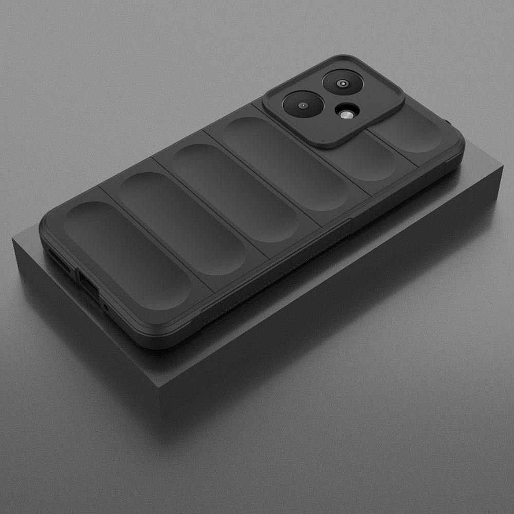 Husa de protectie Techsuit Magic Shield compatibila cu Xiaomi Poco F6, acoperire spate, negru