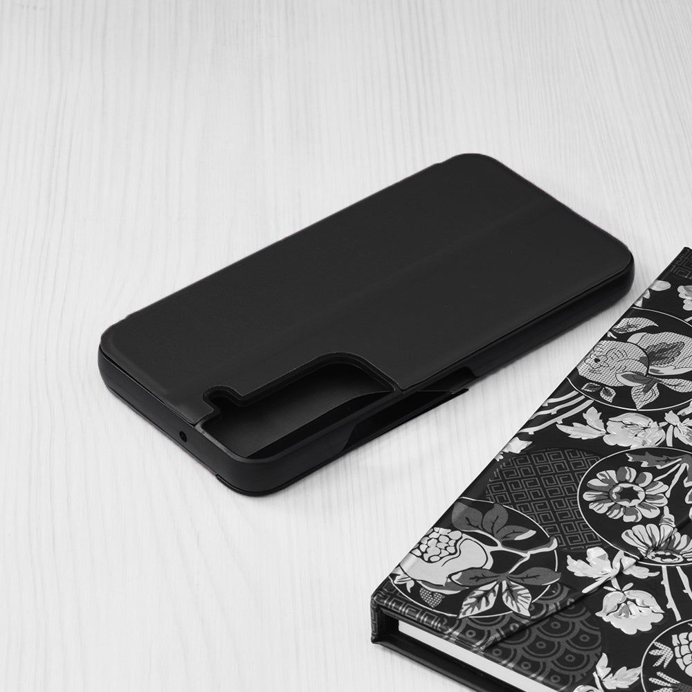 Husa de protectie Techsuit eFold Series compatibila cu Samsung Galaxy S22, acoperire spate, negru