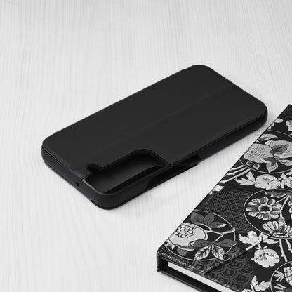 Husa de protectie Techsuit eFold Series compatibila cu Samsung Galaxy S22, acoperire spate, negru