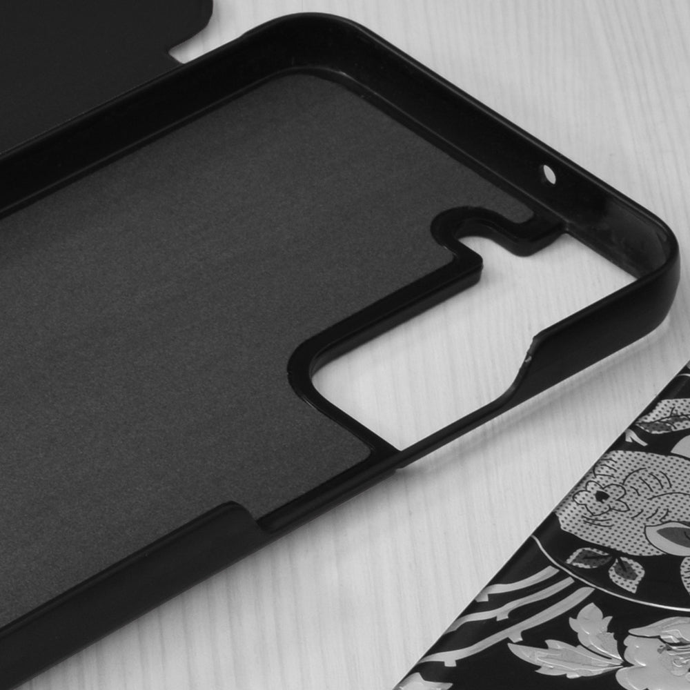 Husa de protectie Techsuit eFold Series compatibila cu Samsung Galaxy S22, acoperire spate, negru