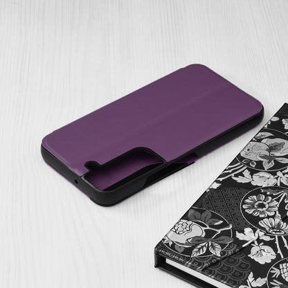 Husa de protectie Techsuit eFold Series compatibila cu Samsung Galaxy S22, acoperire spate, mov