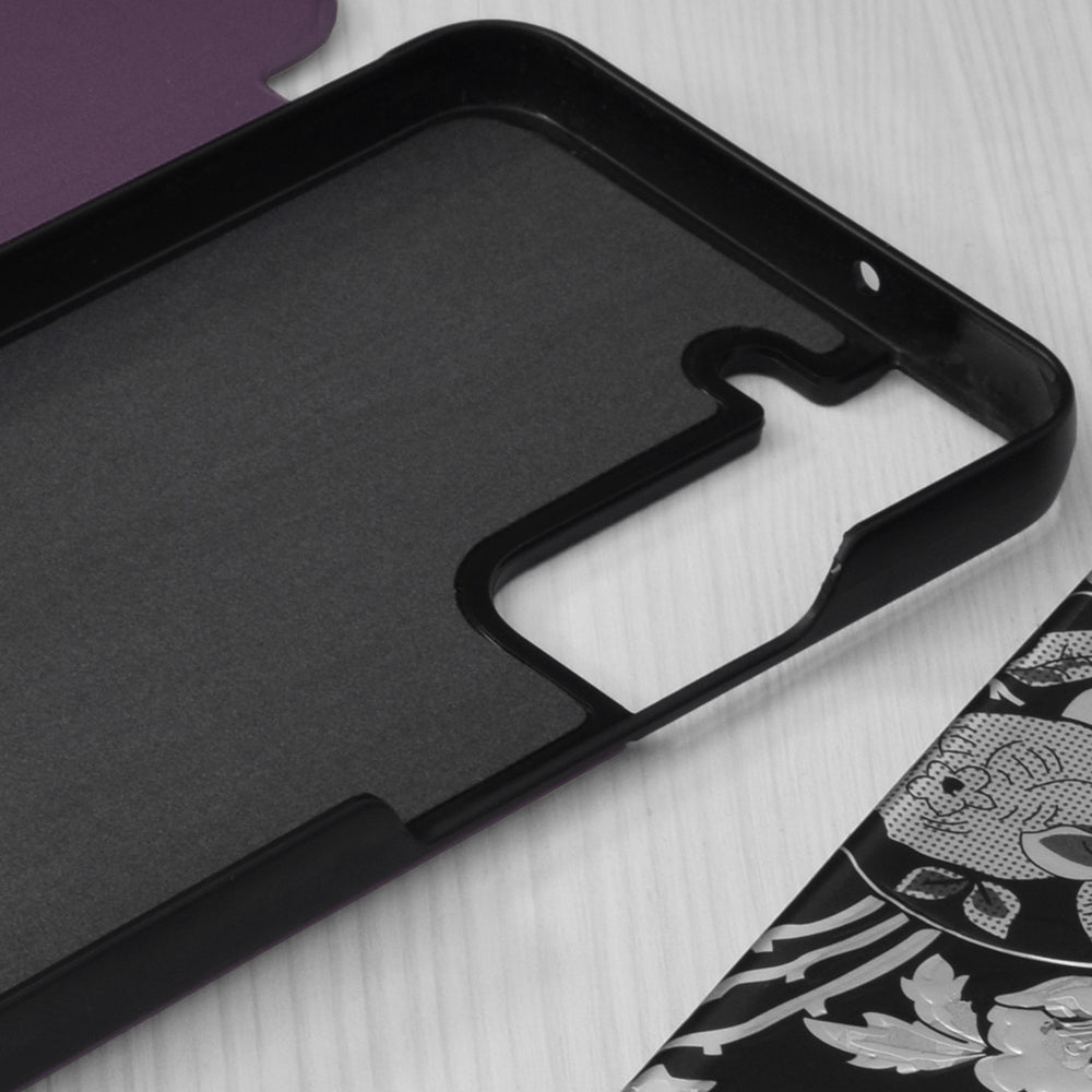 Husa de protectie Techsuit eFold Series compatibila cu Samsung Galaxy S22, acoperire spate, mov