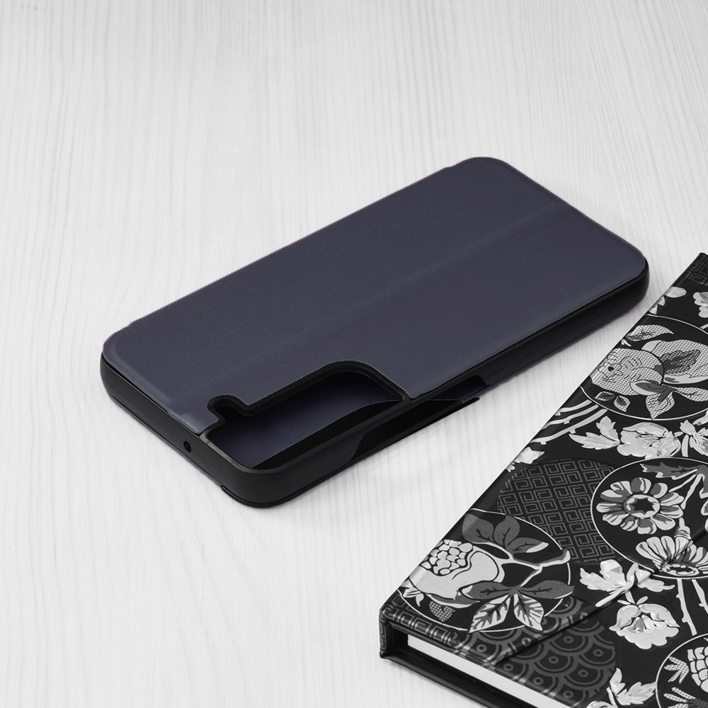 Husa de protectie Techsuit eFold Series compatibila cu Samsung Galaxy S22, acoperire spate, albastru