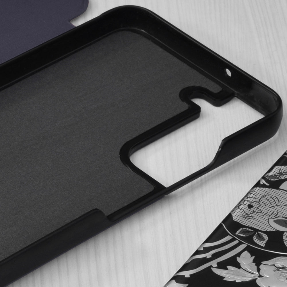 Husa de protectie Techsuit eFold Series compatibila cu Samsung Galaxy S22, acoperire spate, albastru