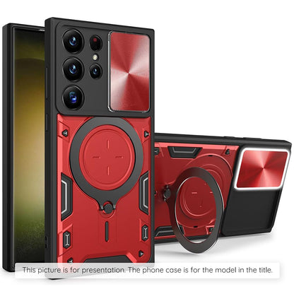 Husa de protectie Techsuit CamGuard Pro compatibila cu Oppo Reno12 F , acoperire spate, rosu