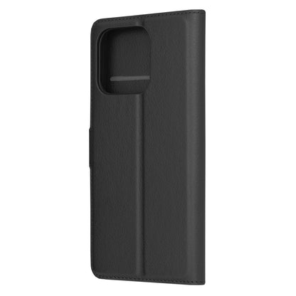 Husa de protectie Techsuit Leather Folio compatibila cu Xiaomi Redmi 12C, acoperire spate, negru