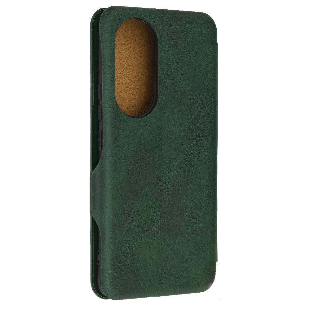 Husa de protectie Techsuit Safe Wallet Plus compatibila cu Honor 90, acoperire spate, verde