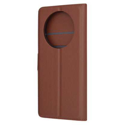 Husa de protectie Techsuit Leather Folio compatibila cu Xiaomi Redmi A3, acoperire spate, maro