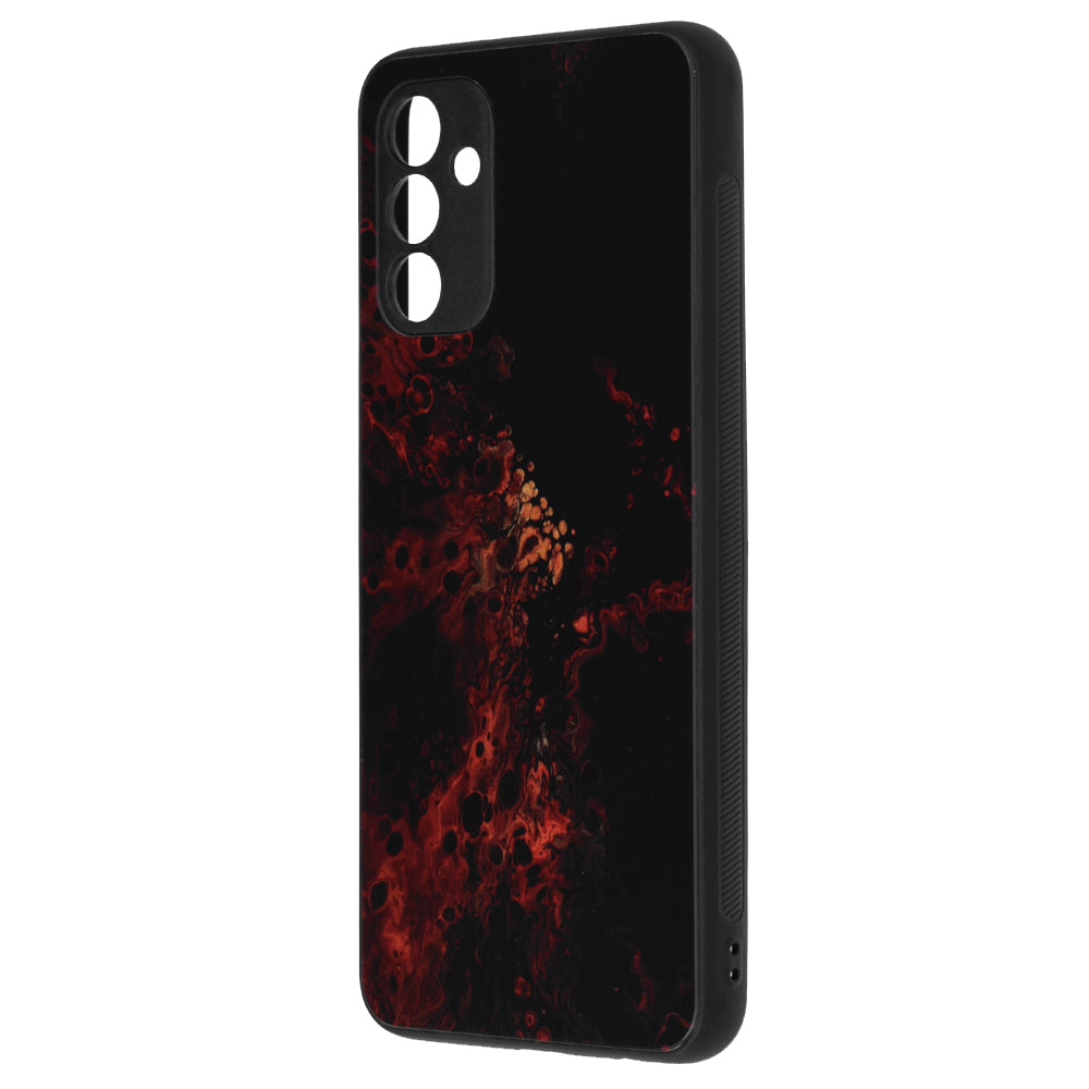 Husa de protectie Techsuit Glaze Series compatibila cu Samsung Galaxy A13 4G, acoperire spate, Red Nebula