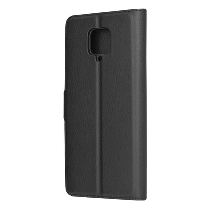 Husa de protectie Techsuit Leather Folio compatibila cu Xiaomi Redmi Note 9S, acoperire spate, negru