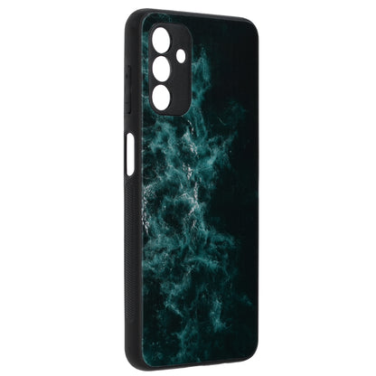 Husa de protectie Techsuit Glaze Series compatibila cu Samsung Galaxy A12, acoperire spate, Red Nebula