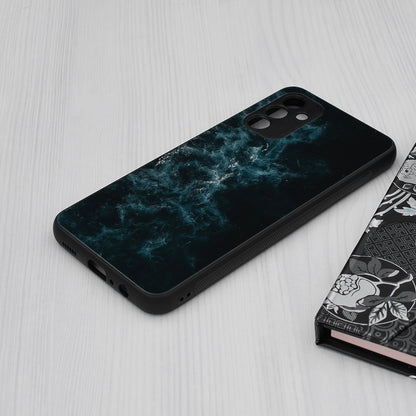 Husa de protectie Techsuit Glaze Series compatibila cu Samsung Galaxy A13 5G, acoperire spate, Blue Nebula
