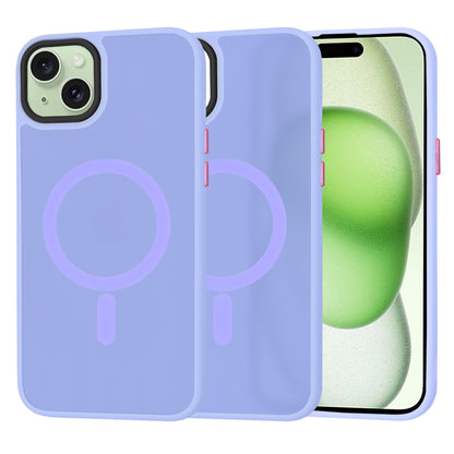 Husa de protectie Techsuit HaloFrost Series compatibila cu Apple iPhone 15 Plus , acoperire spate, mov deschis