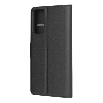 Husa de protectie Techsuit Leather Folio compatibila cu Xiaomi Redmi Note 11, acoperire spate, negru