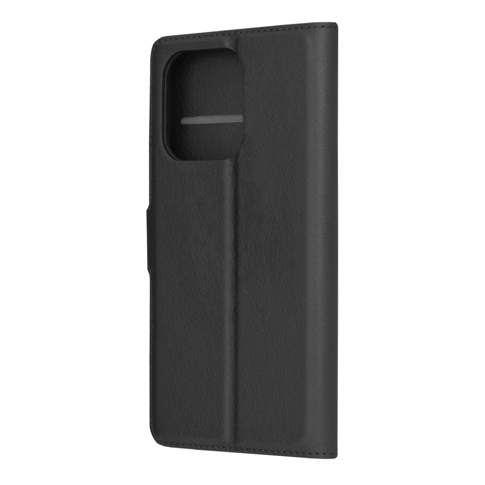 Husa de protectie Techsuit Leather Folio compatibila cu Xiaomi Redmi Note 13 4G, acoperire spate, negru
